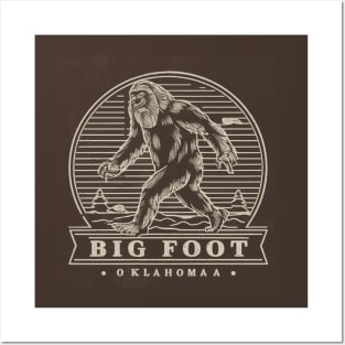 Big foot Oklahoma Posters and Art